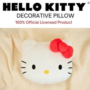 SOLD Large, NWT Hello Kitty head/face pillow